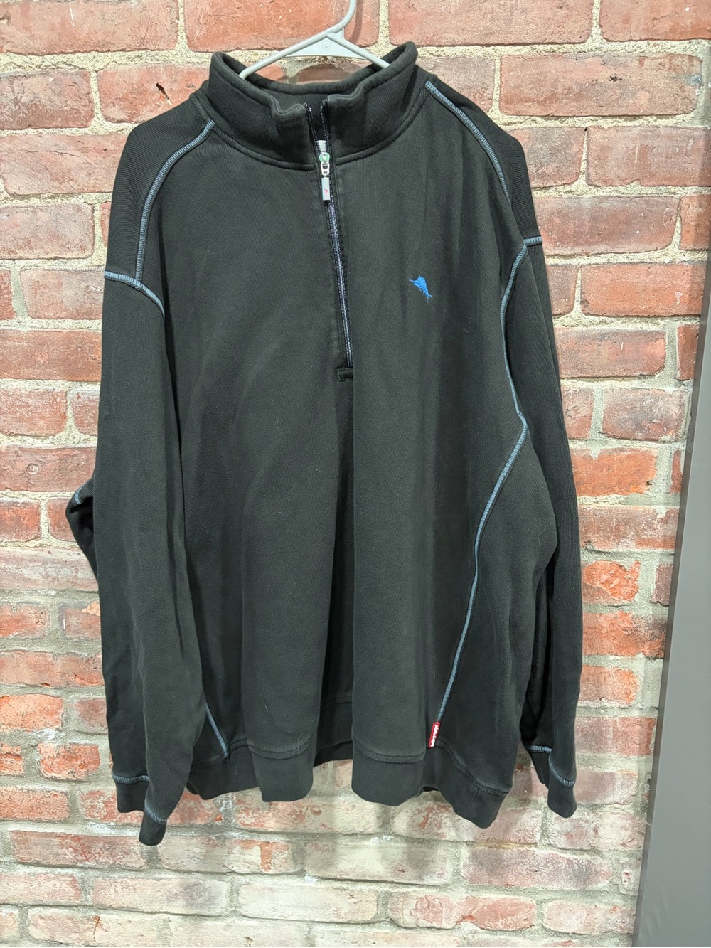 Tommy Bahama Black Relax Quarter-Zip men’s size 3X